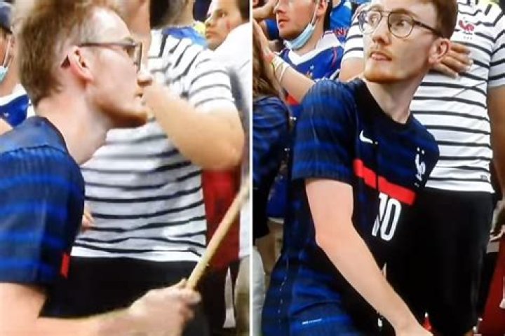 Watch moment heartbroken France fan stops playing his drum as Switzerland grab shock lead in Euro 2020 last-16 showdown