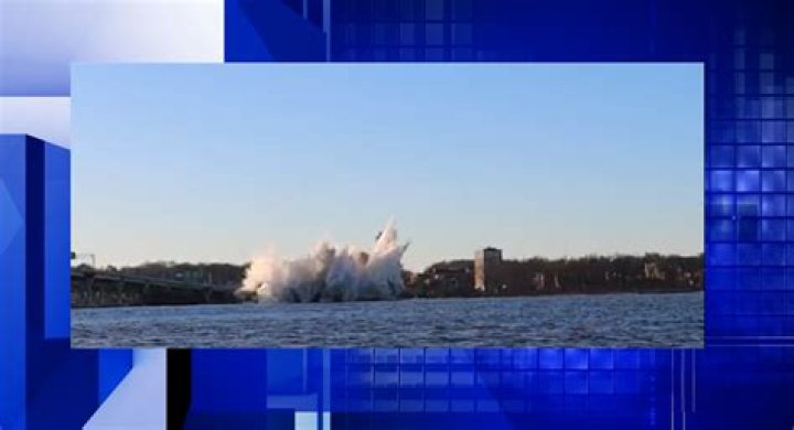 WATCH: Old I-74 bridge goes “boom” again as anchorage removed