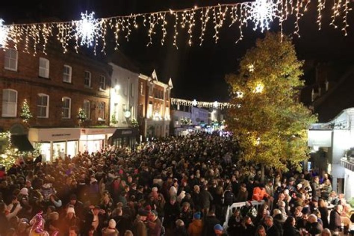 We're furious after Christmas lights switch-on was ruined by 'dangerous overcrowding & fighting' - and no fireworks