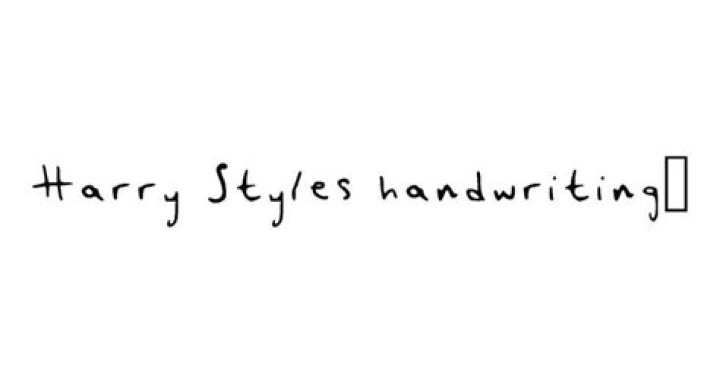 What Does Harry Styles’ Handwriting Look Like? It Mirrors His Beautiful Soul, Obviously