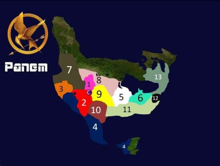 What Does Panem Look Like? This Official 'Hunger Games' Map Shows Where All The Districts Are — PHOTO