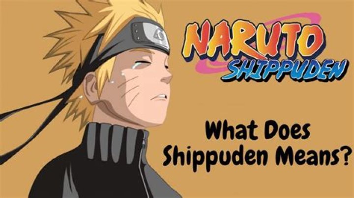 What Does Shippuden Mean in Naruto Anime?
