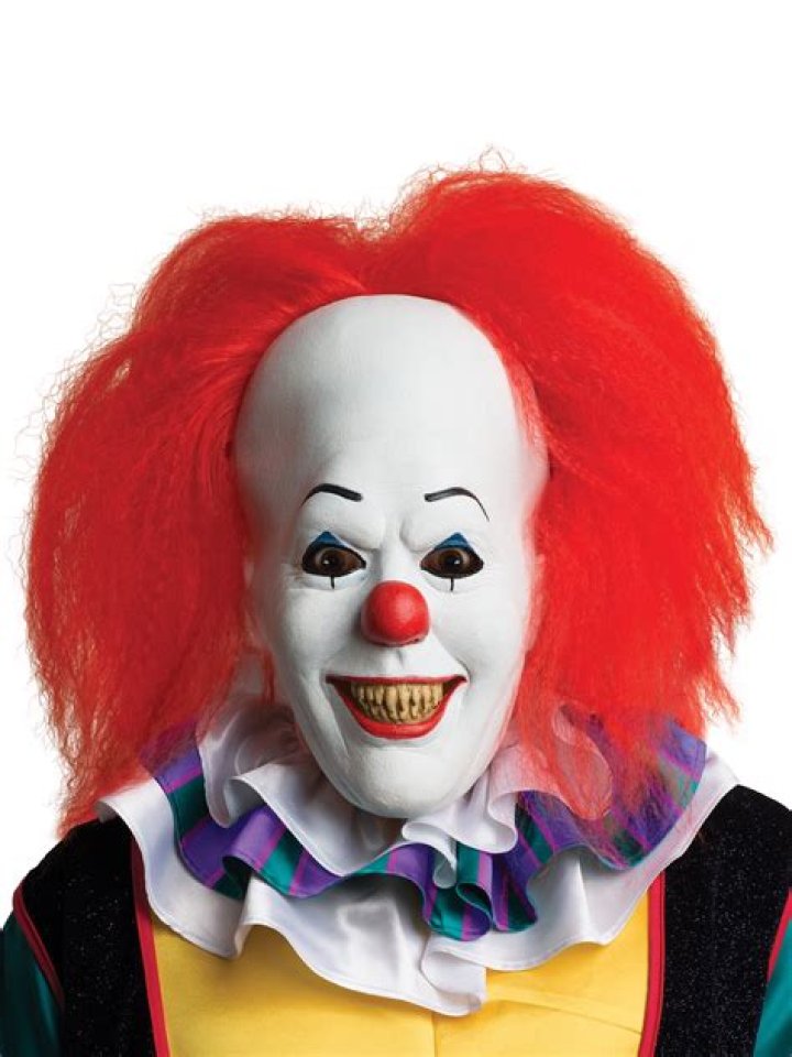 What is Pennywise the clown from It, who plays him in the 2017 film and where does the mask come from?