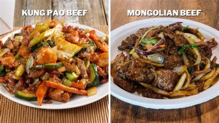 What is the difference between kung pao beef and Mongolian beef?