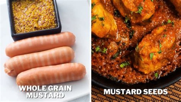 What is the difference between whole grain mustard and ground mustard?