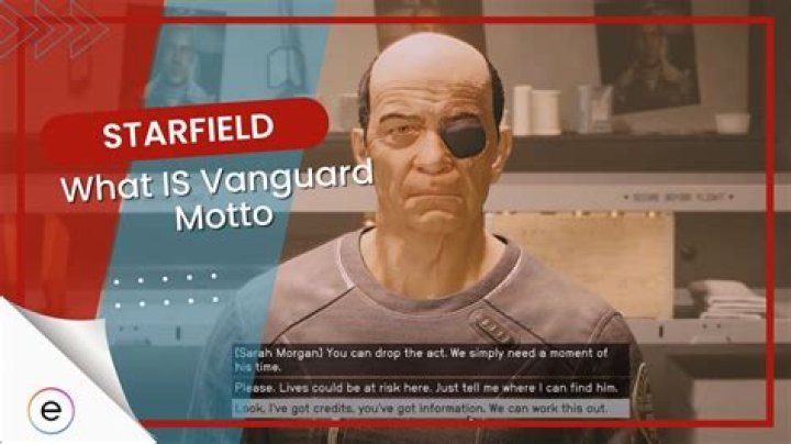 What is the Vanguard Motto in Starfield? Meaning explained