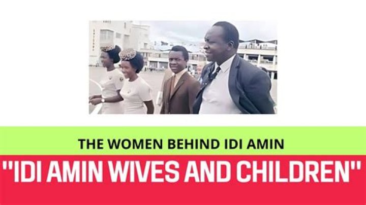 Where Are Idi Amin’s Other Wives And Wife Madina Amin Today? Children and Wealth Explained