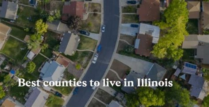 Where are top counties to live in Illinois?