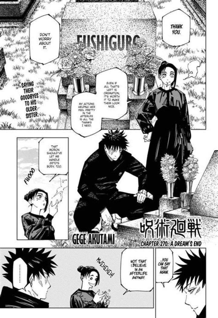 Where to read Jujutsu Kaisen manga after the Shibuya Incident? Chapter number and next arc explained