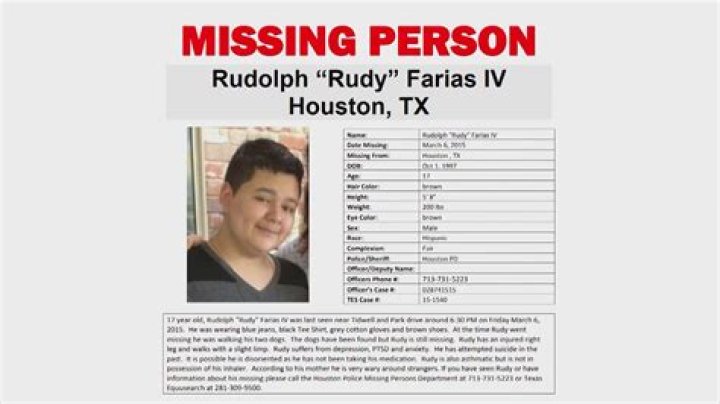 Who Is Rudy Farias? Parents and Siblings of the Lost Boy