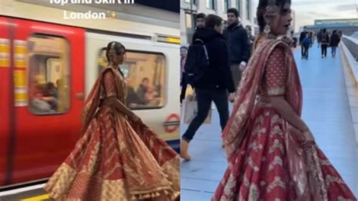 Who is the Spanish-Indian model turning heads in London wearing lehenga? Find out as video goes viral