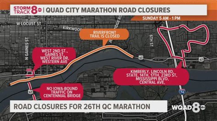Woman runs the Quad Cities Marathon after recovering from a car accident