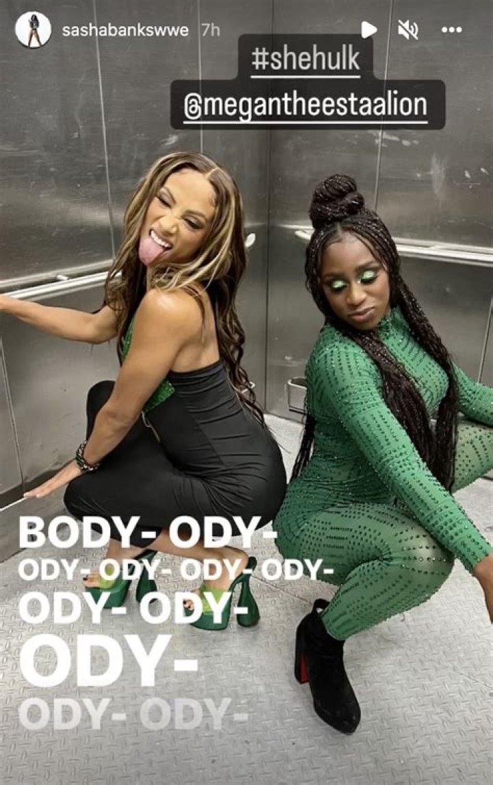 WWE stars Sasha Banks and Naomi attend She-Hulk premiere
