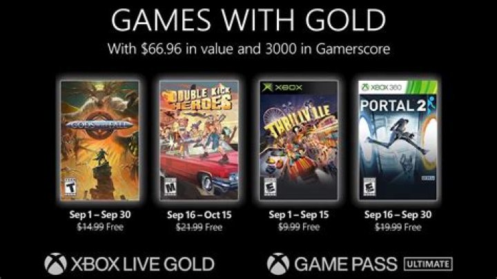 Xbox Games with Gold for August 2019 Announced