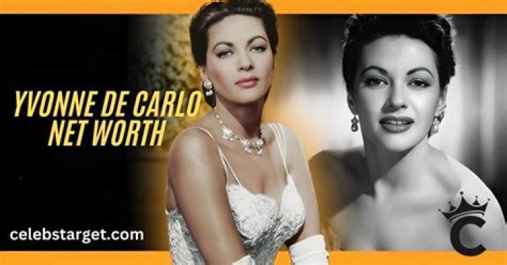 Yvonne De Carlo Net Worth 2024
